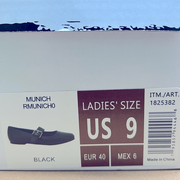 DV by Dolce Vita Black Munich Flats with Buckle Strap – Women’s Size 9 NIB - Picture 10 of 10